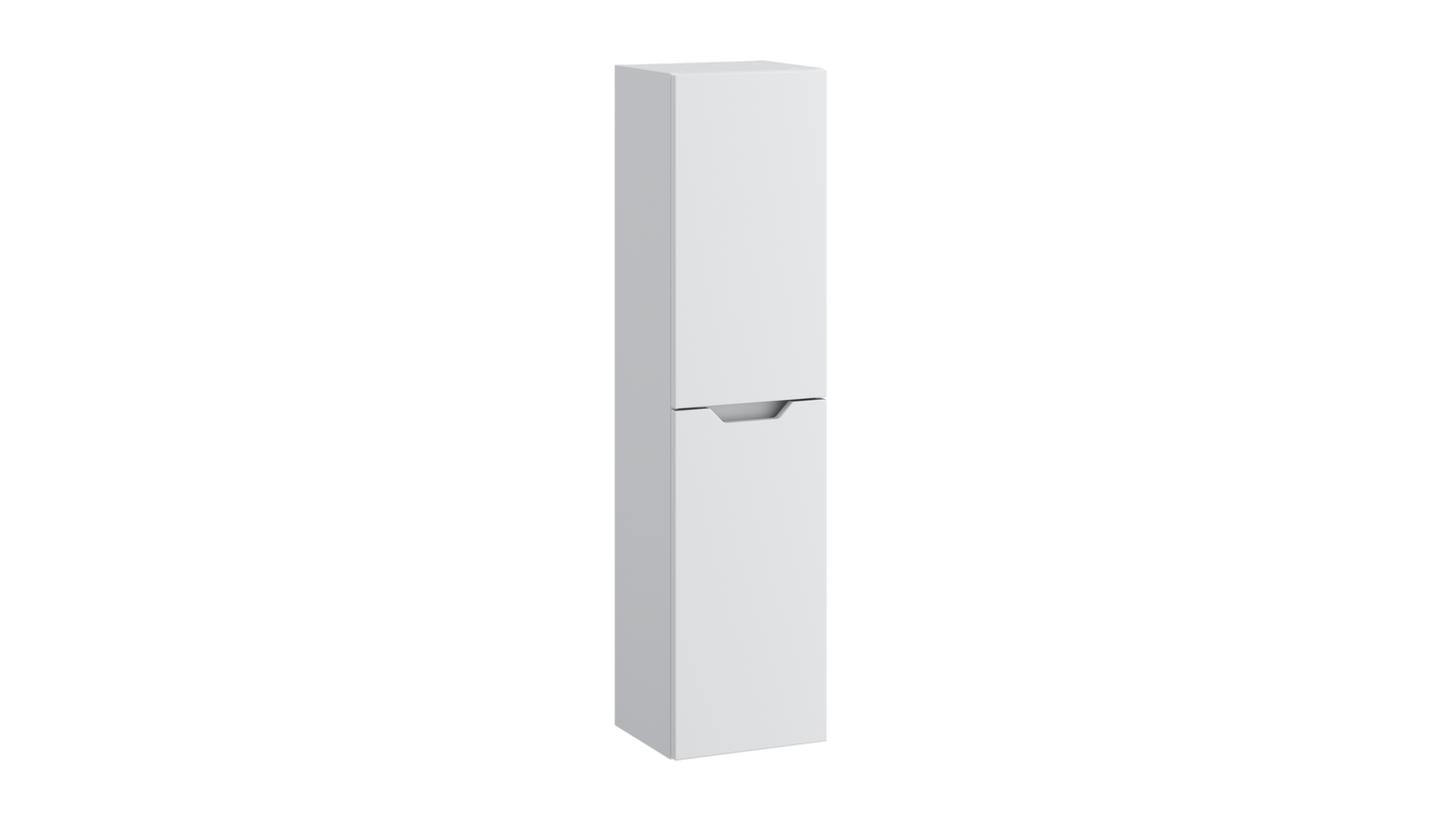 Urban Wall Hung Tall Unit Matt White