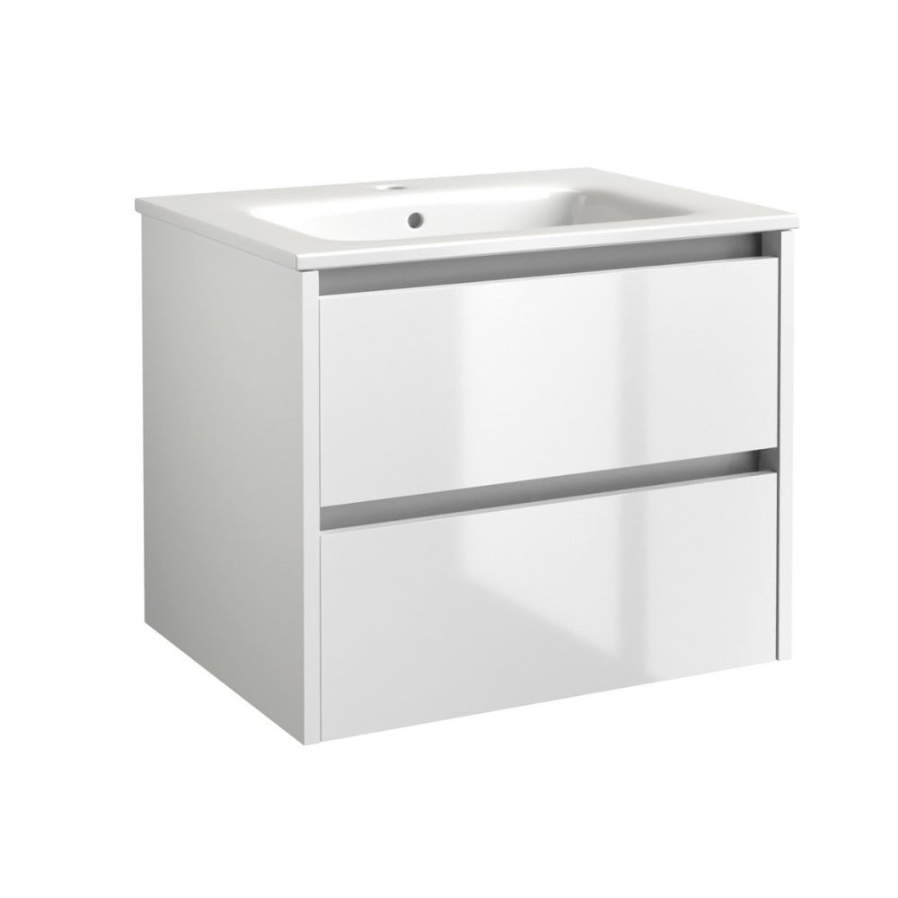 City 600x460mm Wall Mounted Unit White