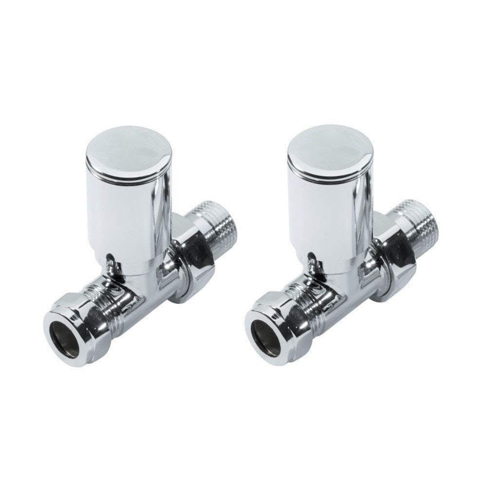Radiator Valve Straight 15mm (Pair)
