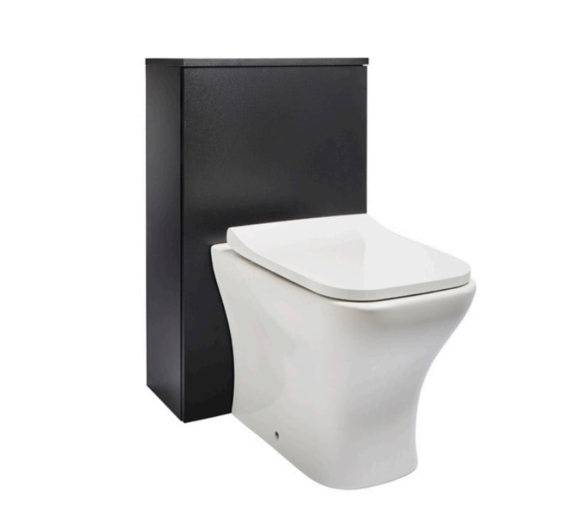 Purity Matt Black WC Unit