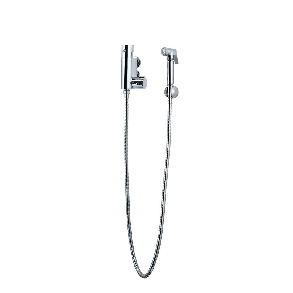 Douche Kit with Therm. Mixing Valve and Brass Bodied Spray Head Chrome