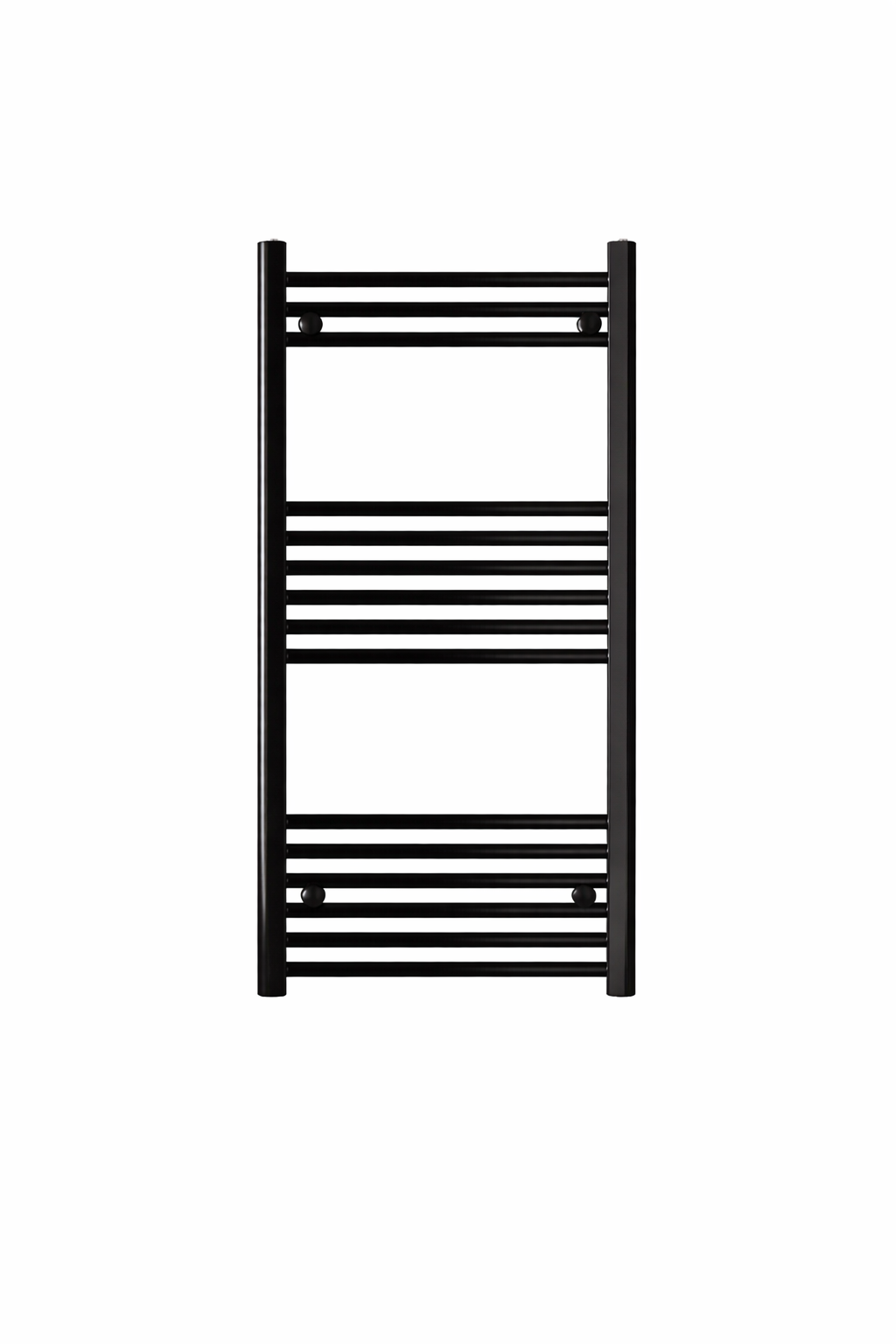 22mm Straight Towel Rail 500mm x 1200mm Black