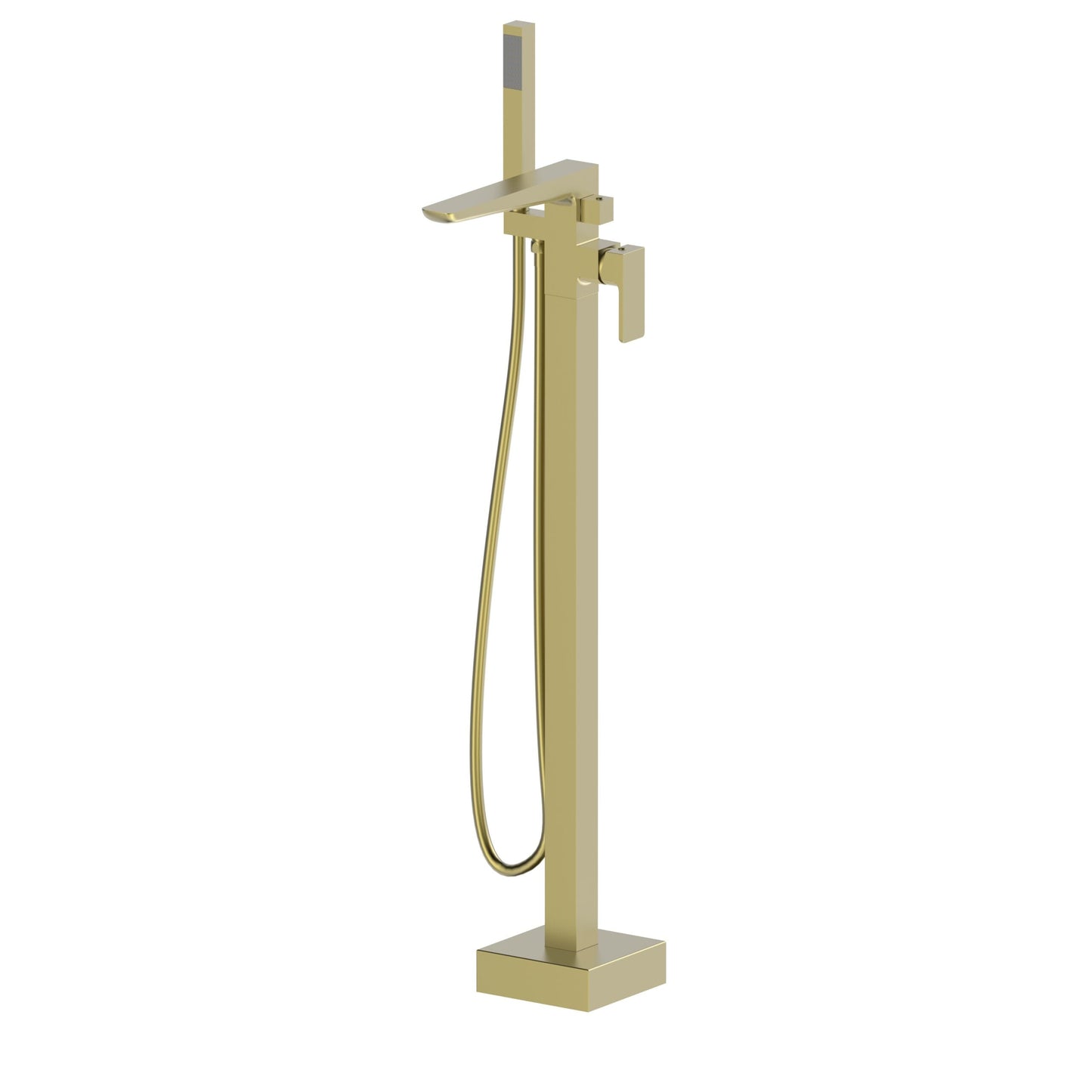 Kolt Freestanding Bath Shower Mixer Brushed Brass