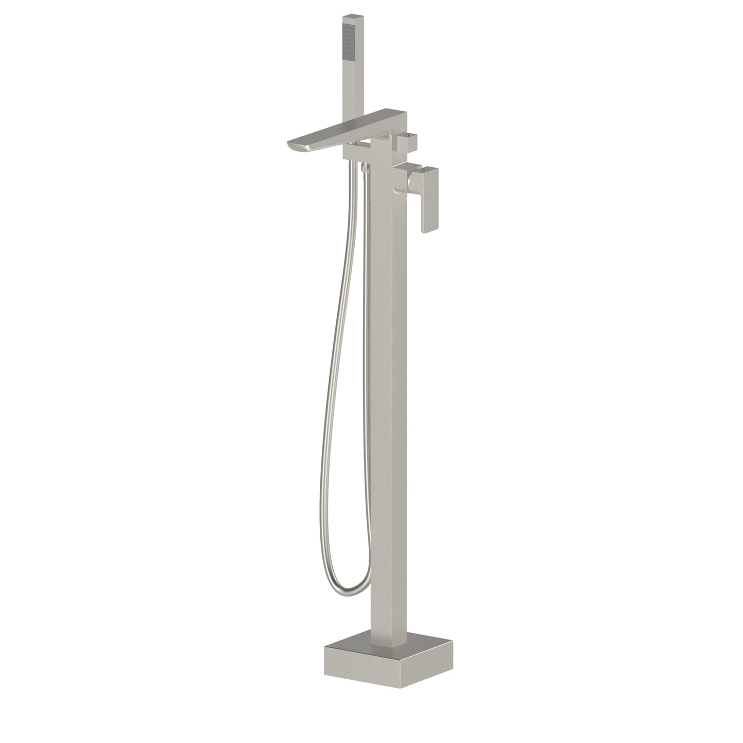 Kolt Freestanding Bath Shower Mixer Brushed Nickel