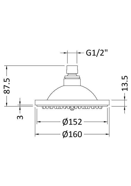 Shower Heads Fixed Head