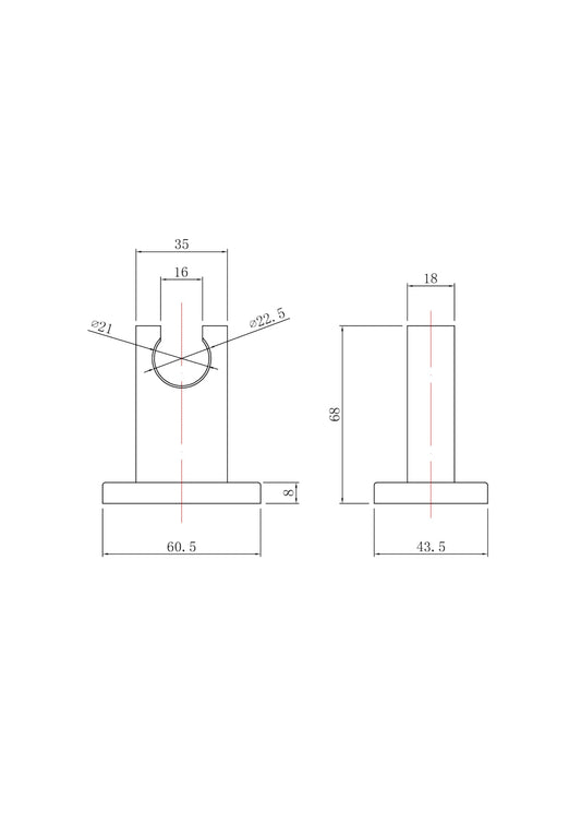 Shower Accessories Wall Bracket