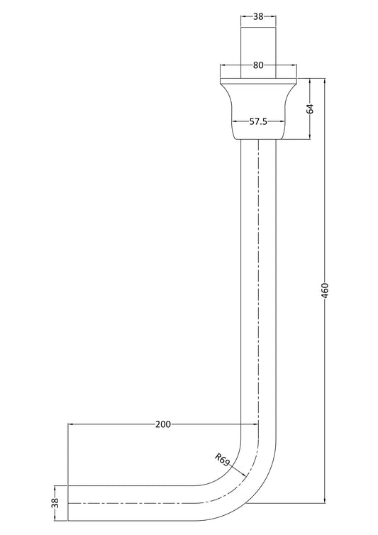 Low Level Flush Pipe Pack