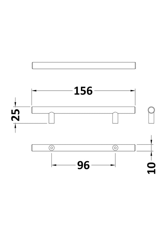Bar Handle 96mm