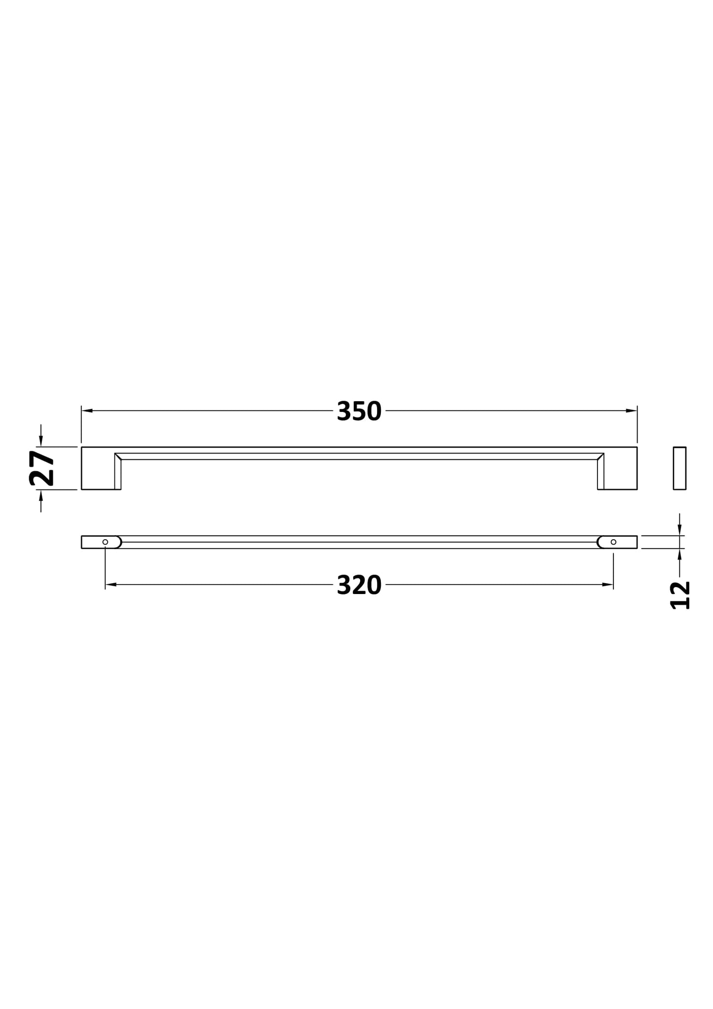 Handle 320mm