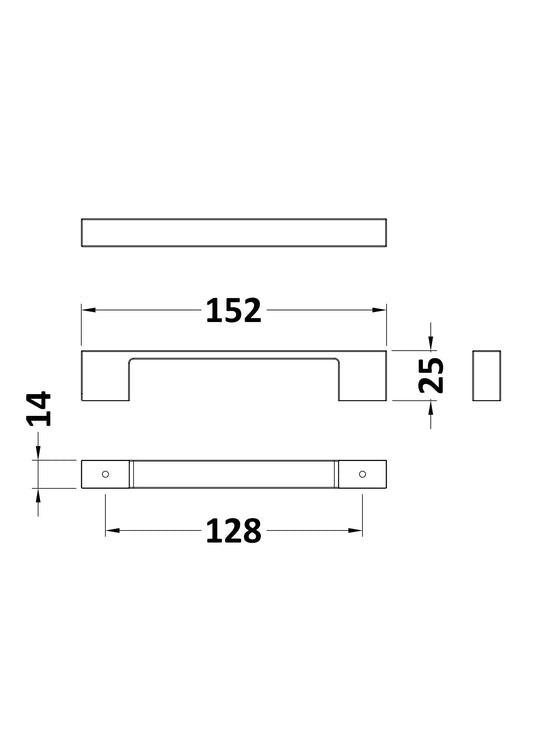 205mm Double G Handle