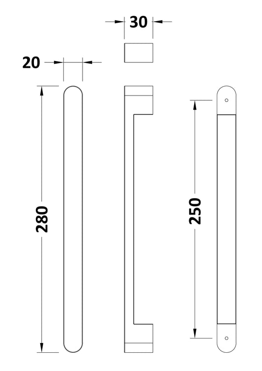Single Handle Apex (250mm CENTRES)