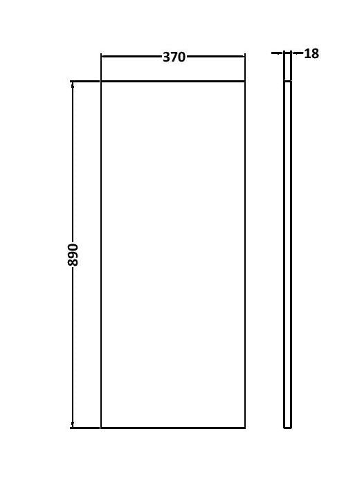 Fusion Fitted Decorative End Panel
