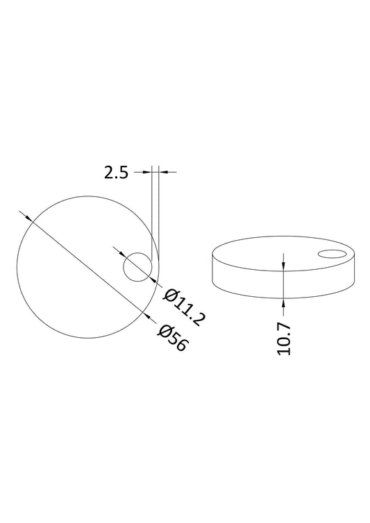 Matt Black Toilet Seat Cover Caps