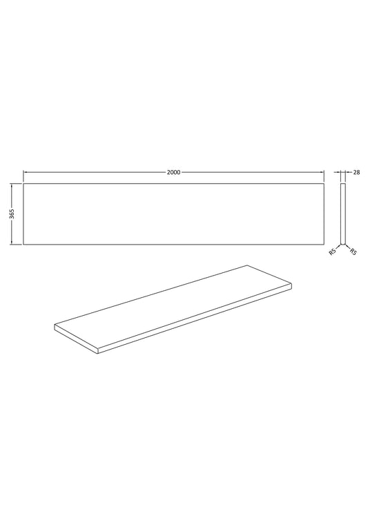 Fusion Fitted Laminate Worktop