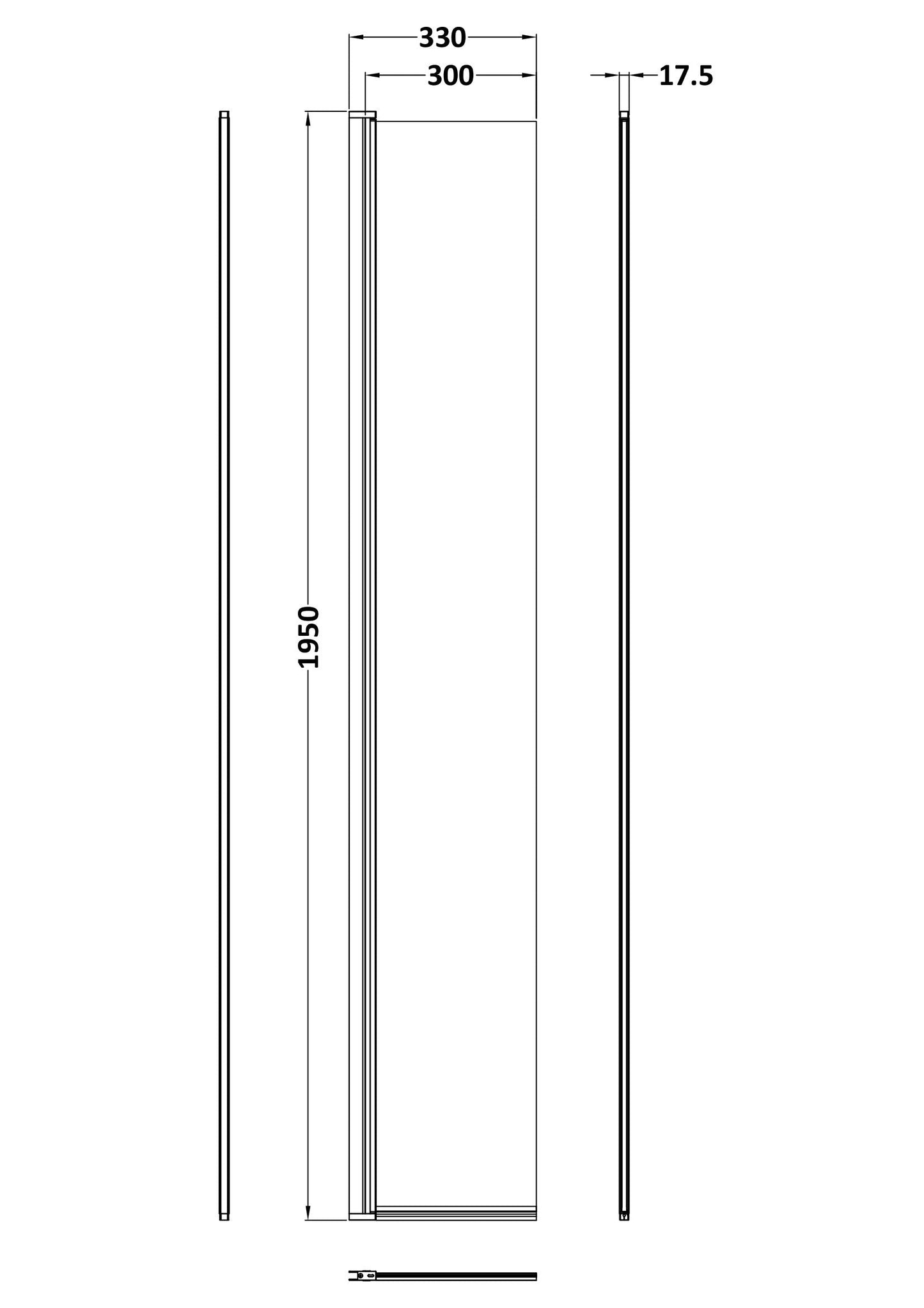 300mm Hinged Flipper Screen