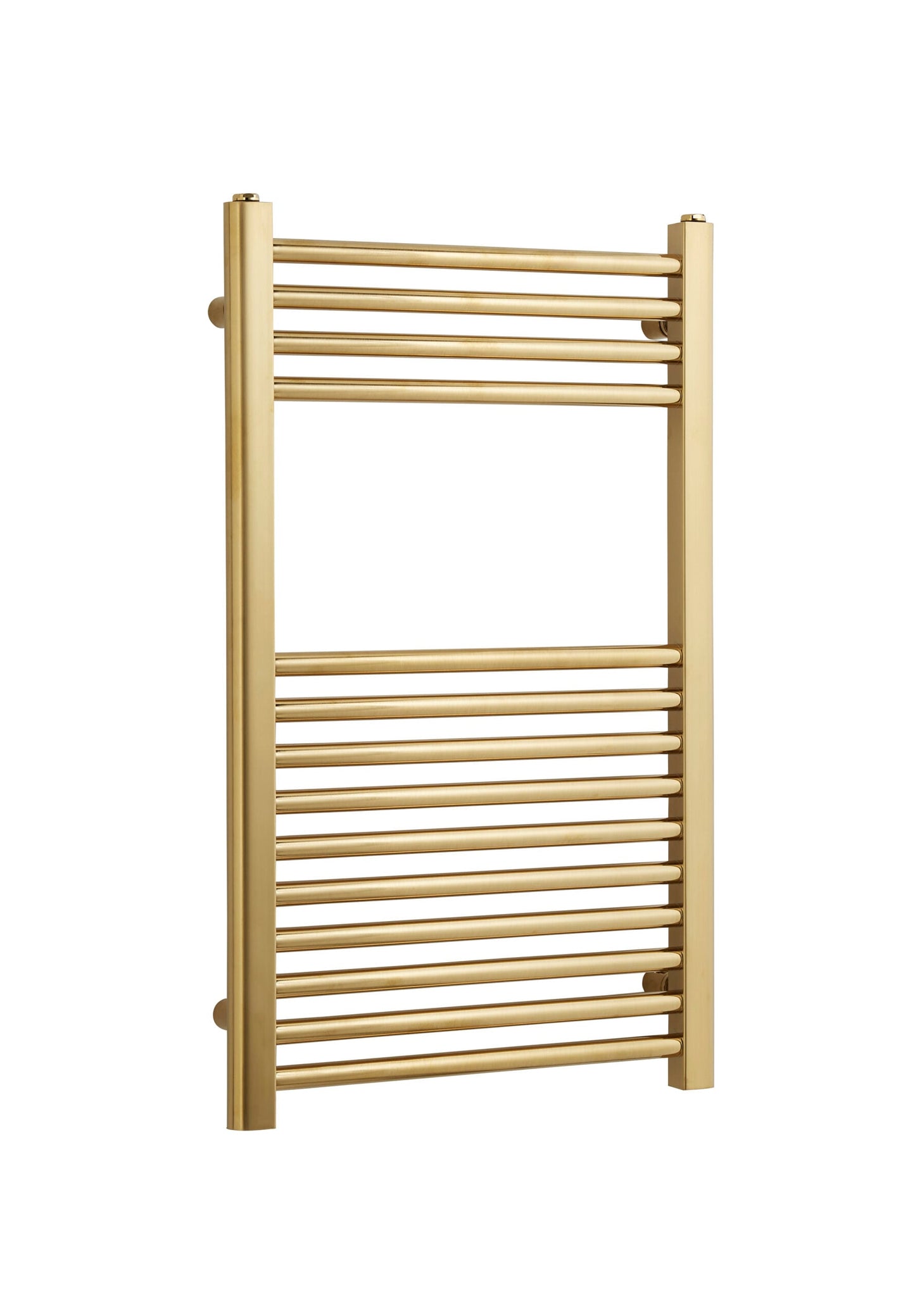 22mm Straight Towel Rail 500mm x 800mm - Brushed Brass