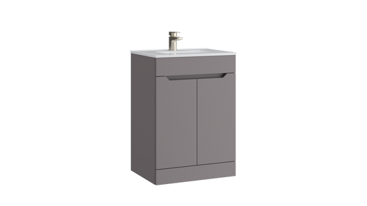 Urban 500mm 2 Door Floor Standing Unit Slate Grey