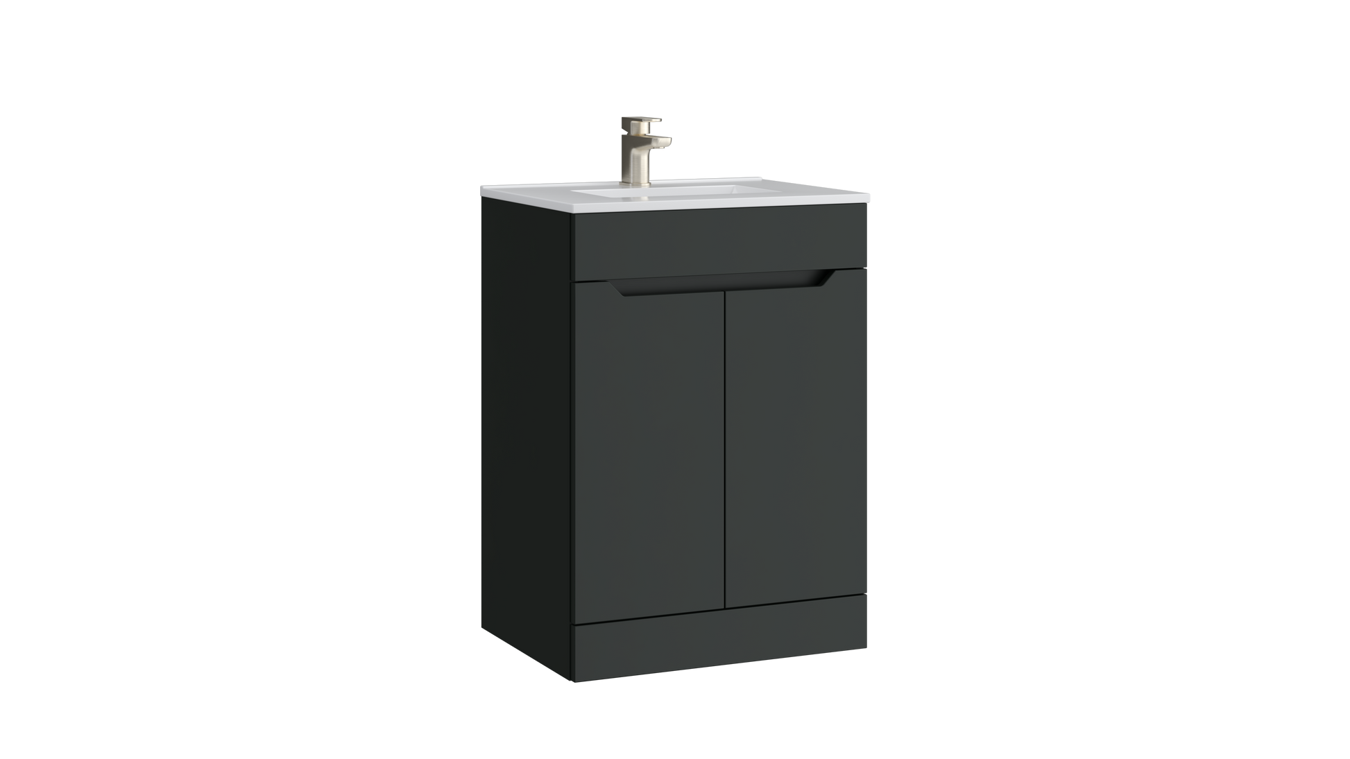 Urban 600mm 2 Door Floor Standing Unit Matt Anthracite