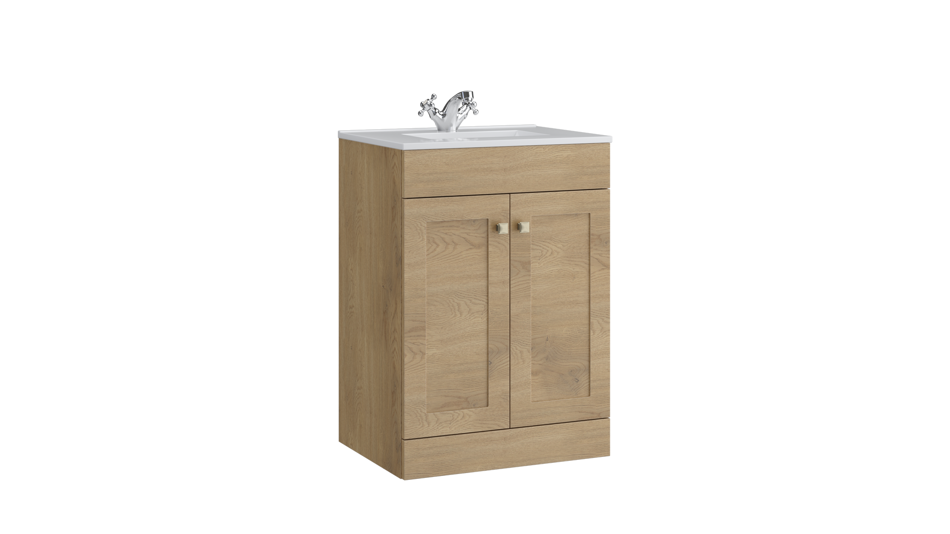Sanctuary 600mm 2 Door Floor Standing Unit Torro Oak