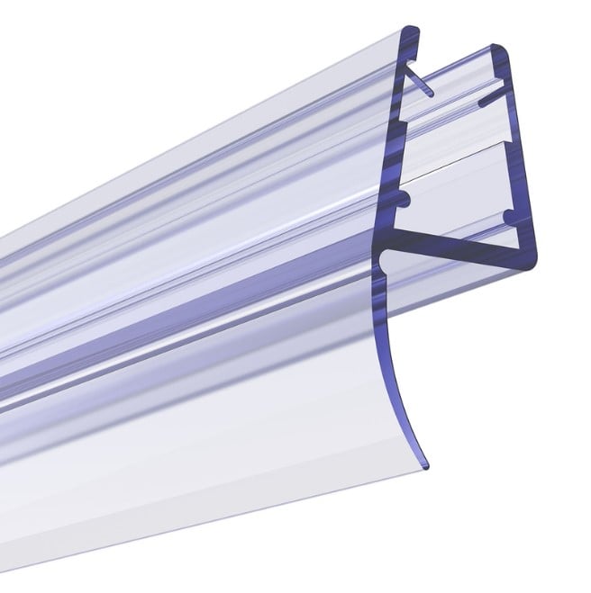 Aqualux 6mm F Shape Seal for Pivot Door 2000mm x 6