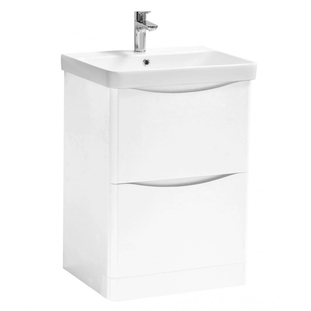 Arc 600x460mm Floor Standing Unit White