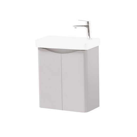 Arc 500x290mm Wall Mounted Cloak Unit Matt Cashmere