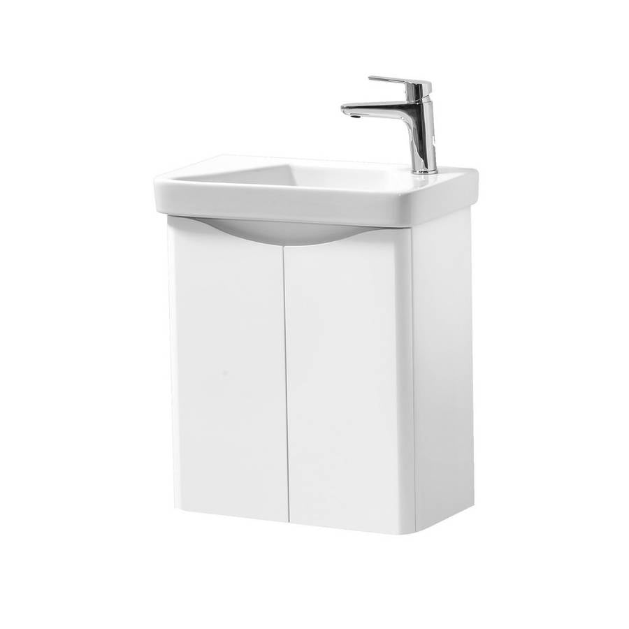 Arc 500x290mm Wall Mounted Cloak Unit White