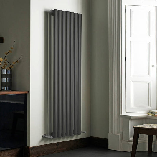 Aspen Vertical Single Textured Grey 1600 x 420