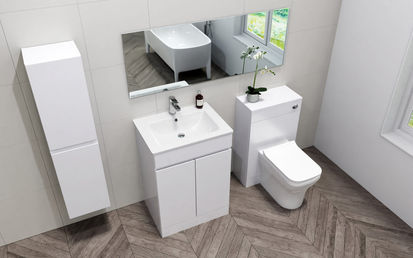 Atlantis 600mm Vanity Unit & Basin