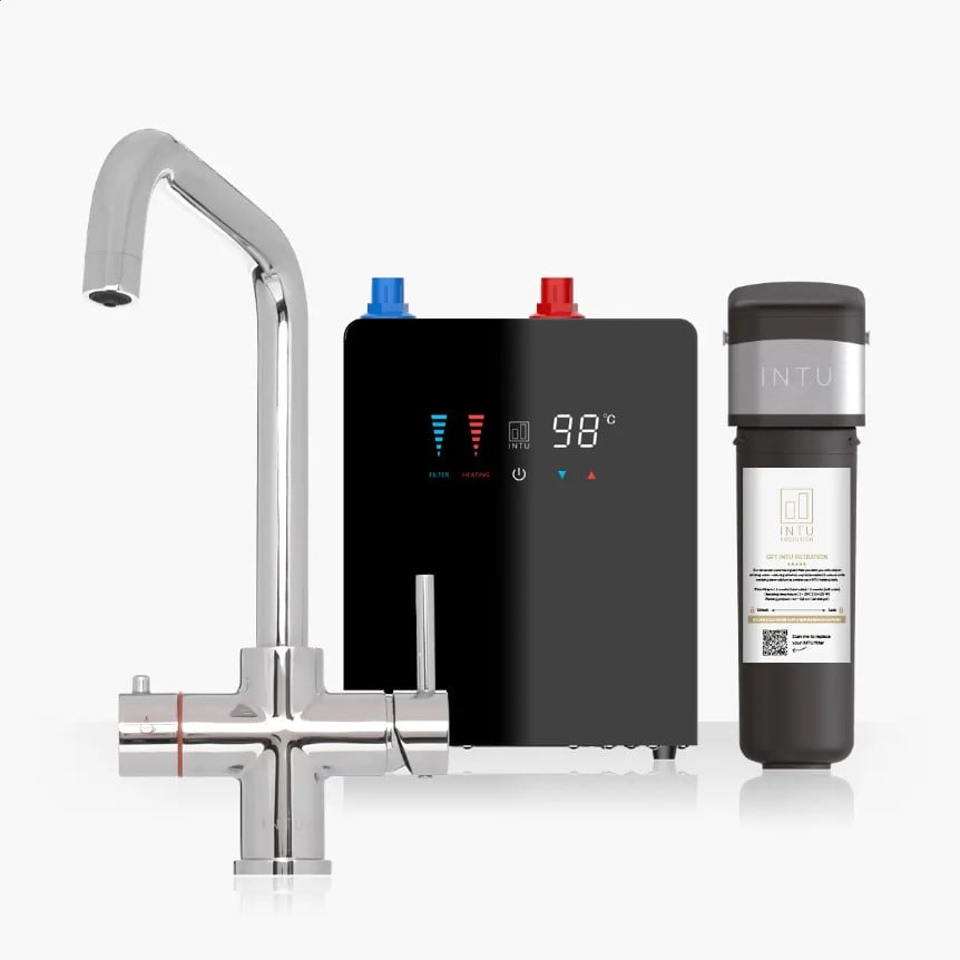 Brewmaster Chrome 4-1 square tap with digital tank - 4 Litre tank