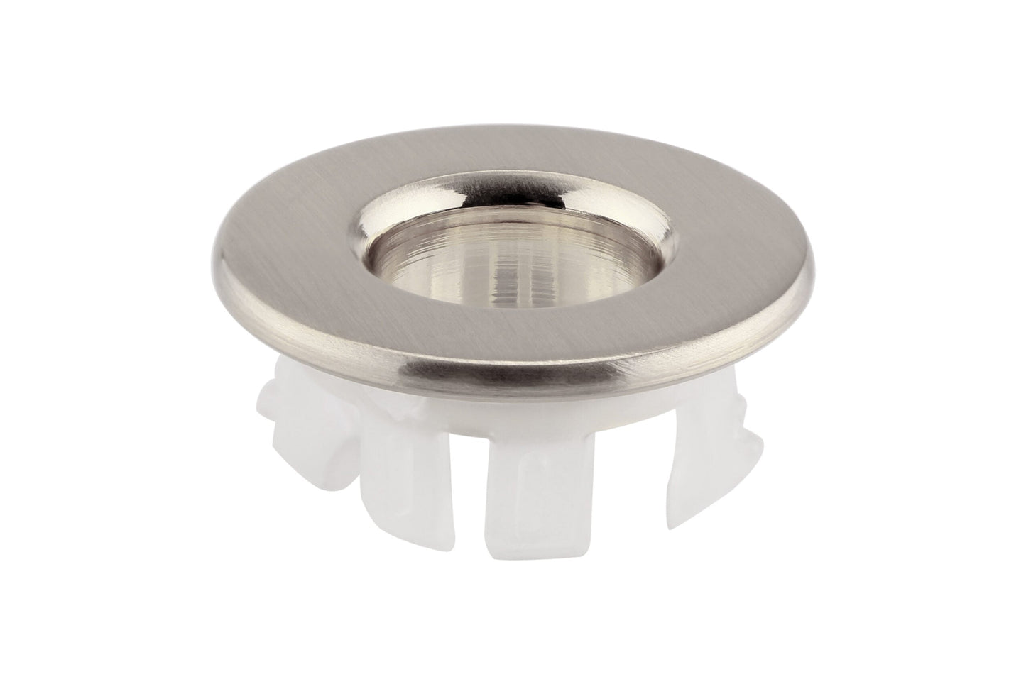 Basin Overflow Cover Brushed Nickel