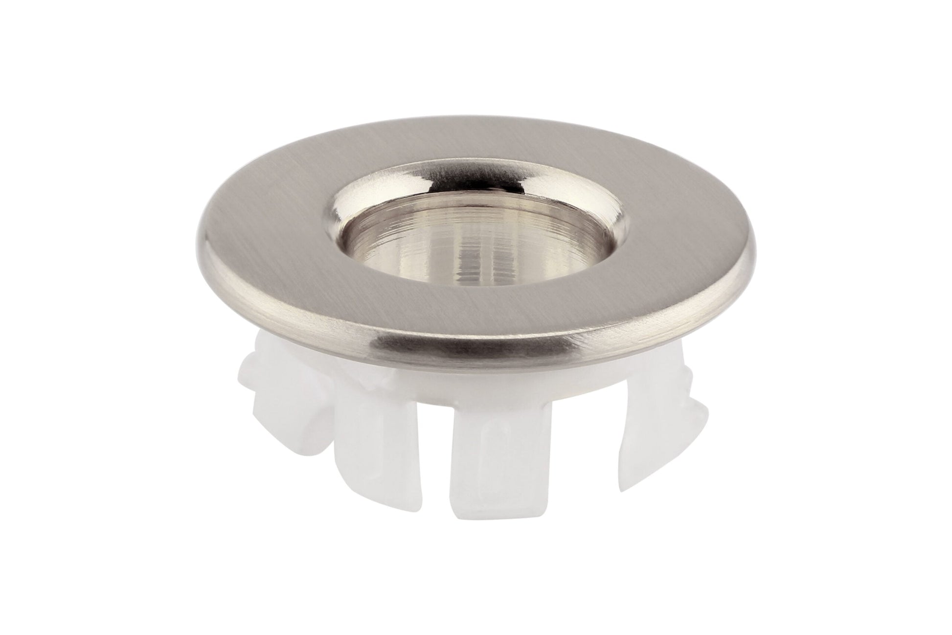 Basin Overflow Cover Brushed Nickel