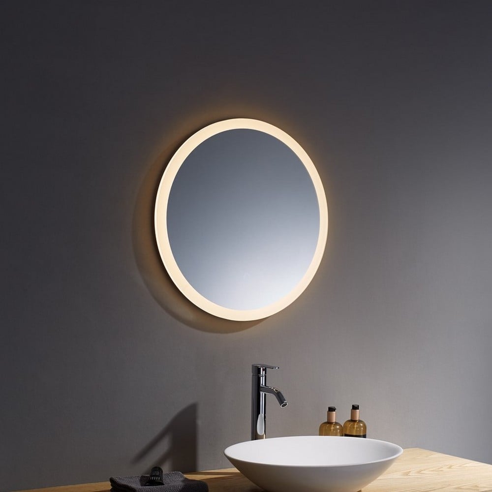 Burleigh 600mm Round with White Acrylic Edge
