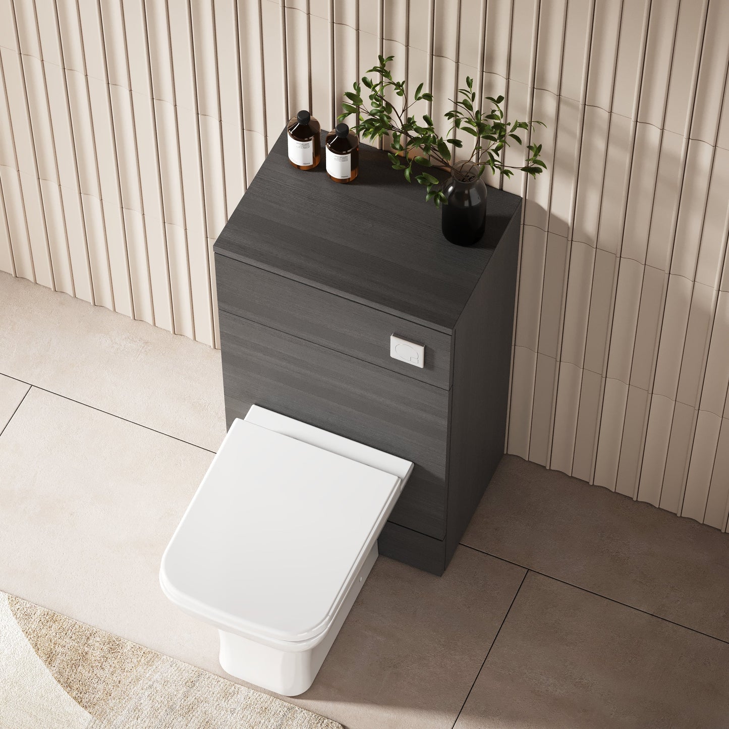 Hudson Reed Fusion 500mm Floor Standing Toilet Unit With Coordinating Top