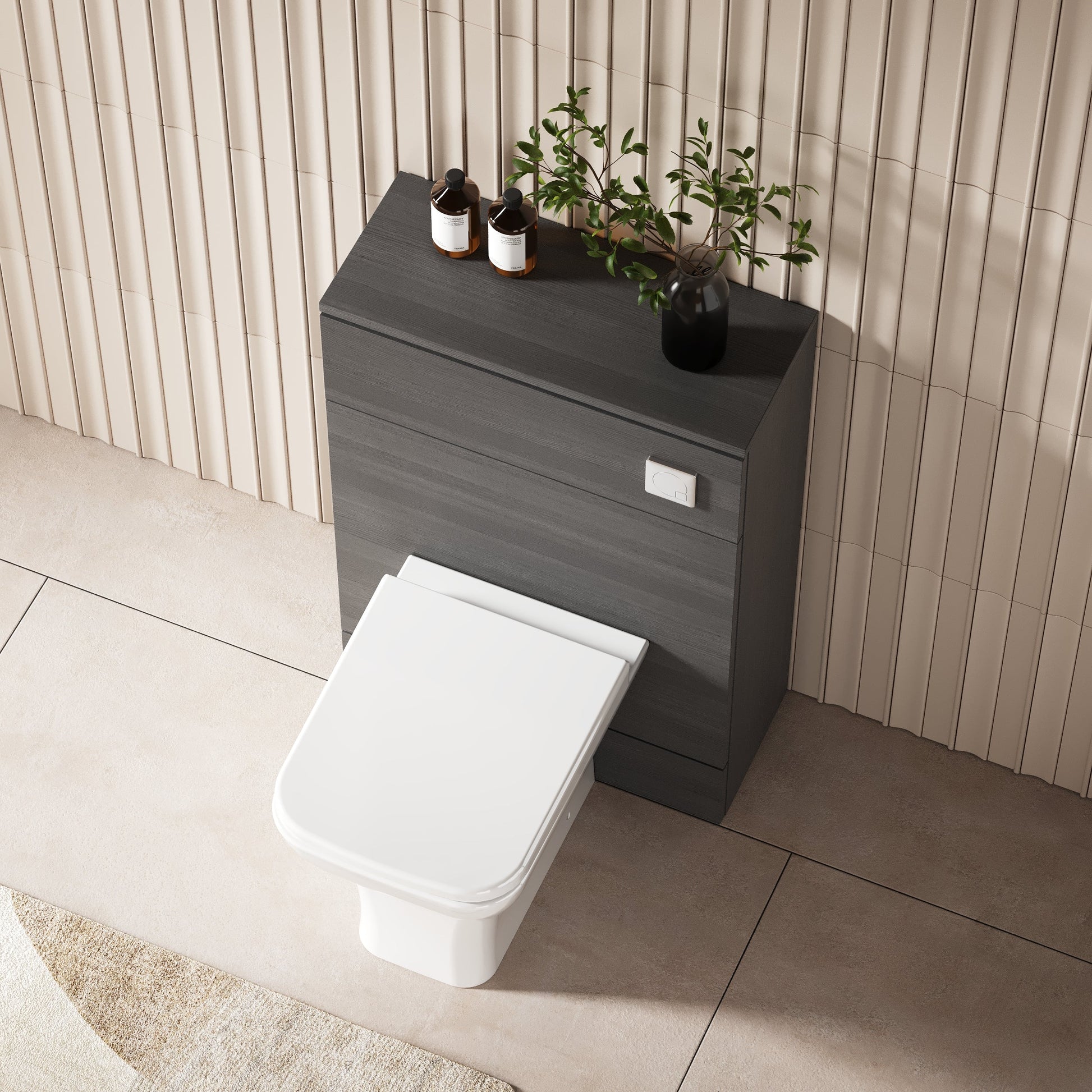 Hudson Reed Fusion 600mm Floor Standing Toilet Unit with Coordinating Top