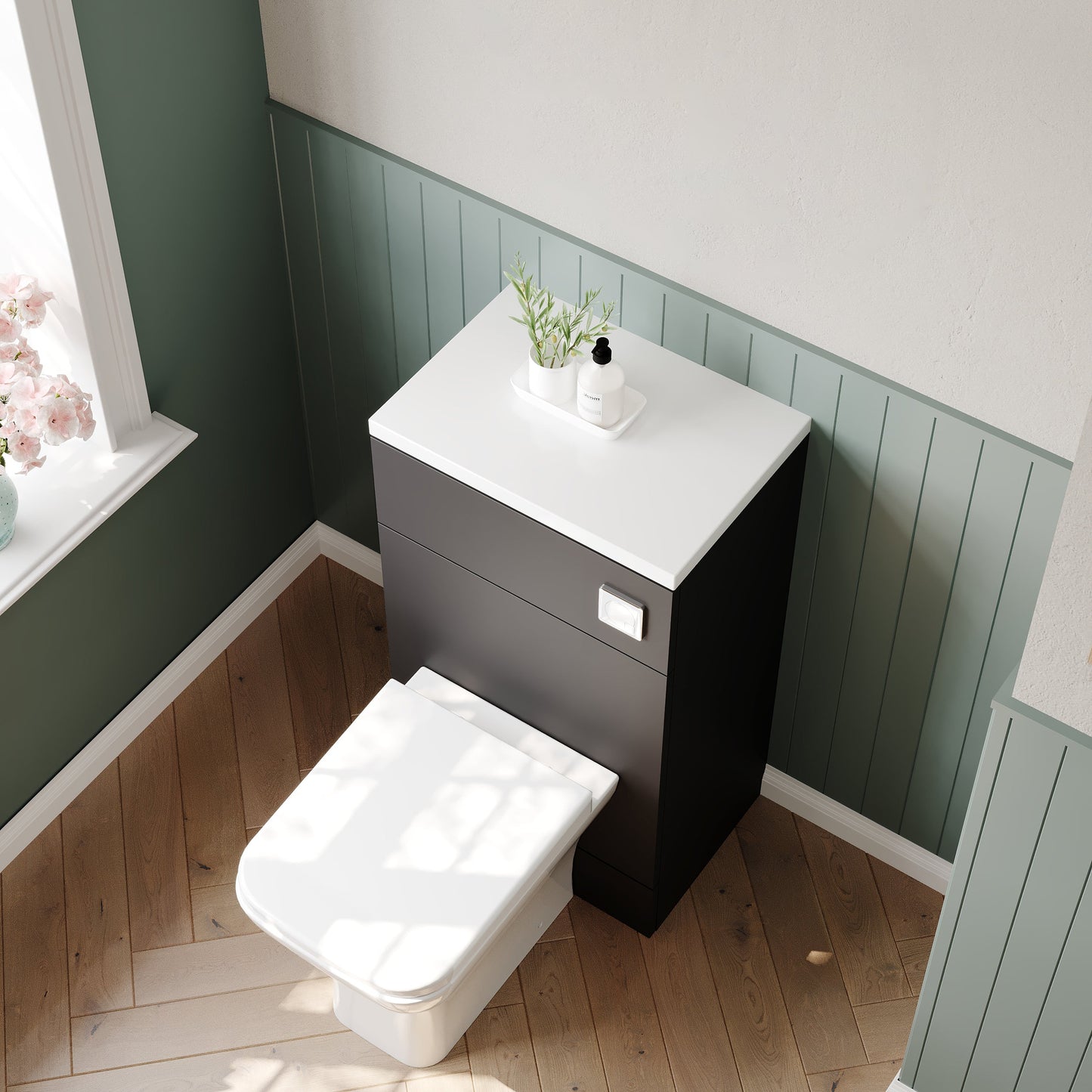 Hudson Reed Fusion 500mm Floor Standing Toilet Unit & Top