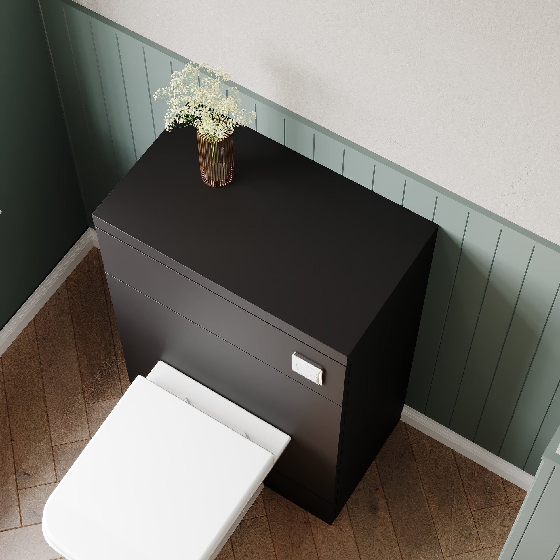 Hudson Reed Fusion 600mm Floor Standing Toilet Unit with Top