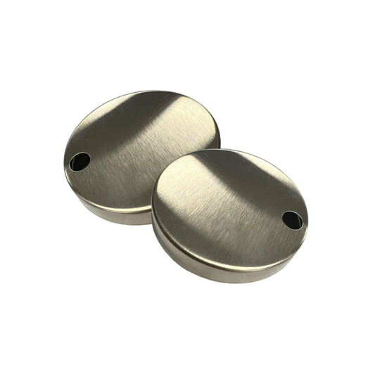 x2 CAPS Brushed Brass Cover Caps For Seat Hinges to suit SEA600OP / SEA601OP / SEA001UN / SEA002UN / SEA101D