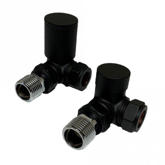 Corner Valve 15mm (Pair) - Black