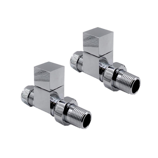Cube Straight Valve (Pair)