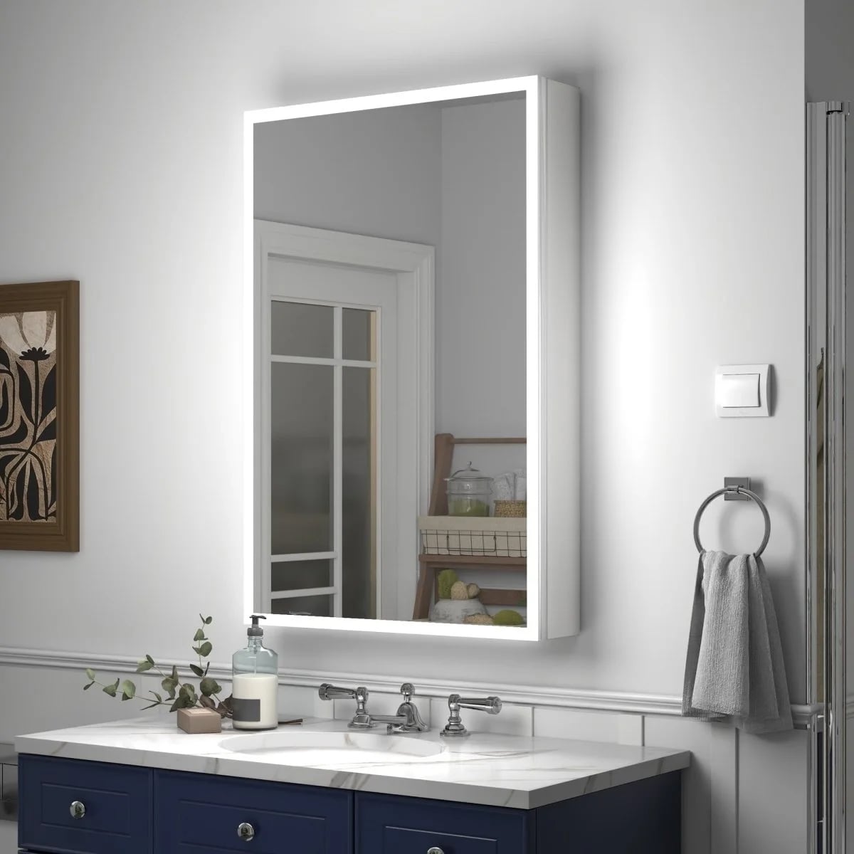 Echo 500x700mm Mirror Cabinet