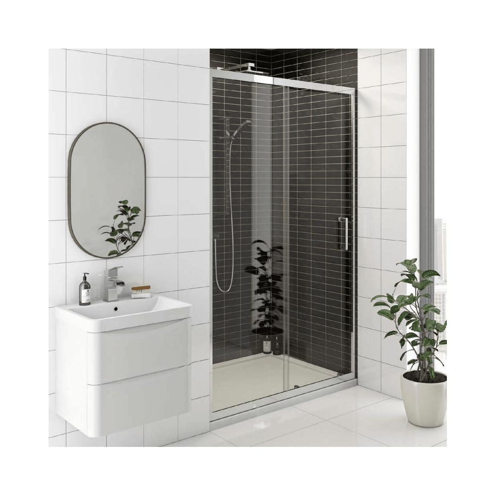 KV8 Sliding Shower Door 1200mm