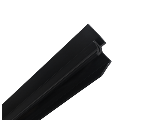 10mm Internal Winged Corner Black