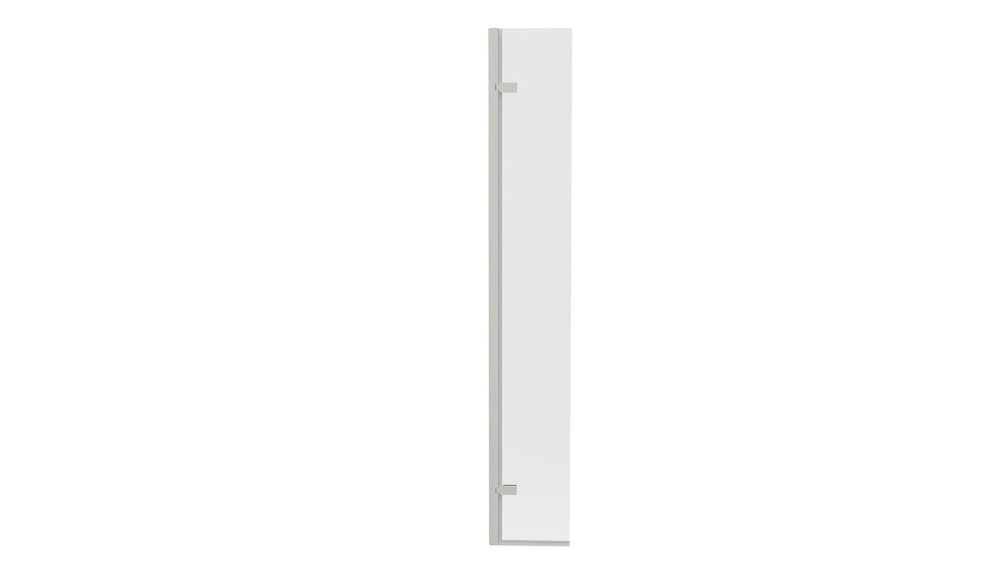 KV8 Hinged Wetroom Return Panel Chrome