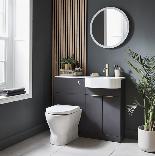 Fusion P Basin Unit Matt Dark Grey
