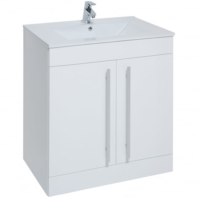 Purity 800mm 2 Door Floor Standing Unit White
