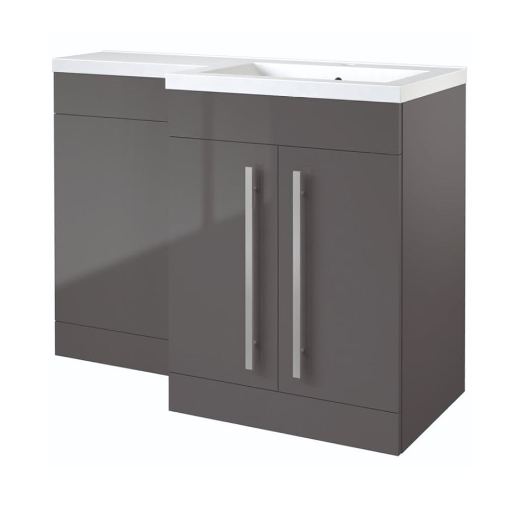 Matrix 500mm WC Unit Storm Grey Gloss