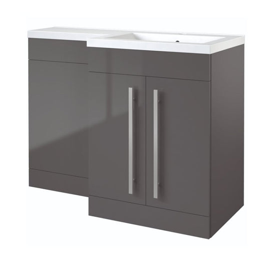 Matrix 500mm WC Unit Storm Grey Gloss