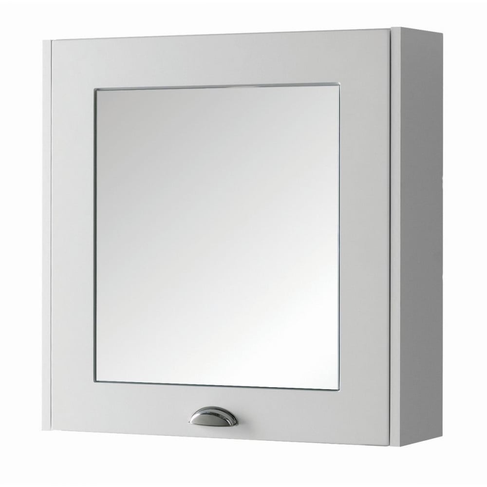 Astley 600mm Mirror Cabinet Matt White