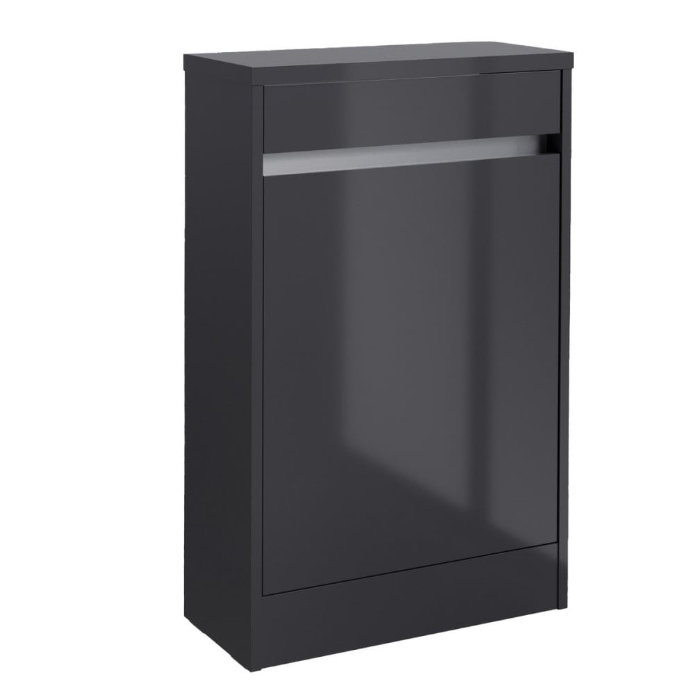 City WC Unit Storm Grey Gloss